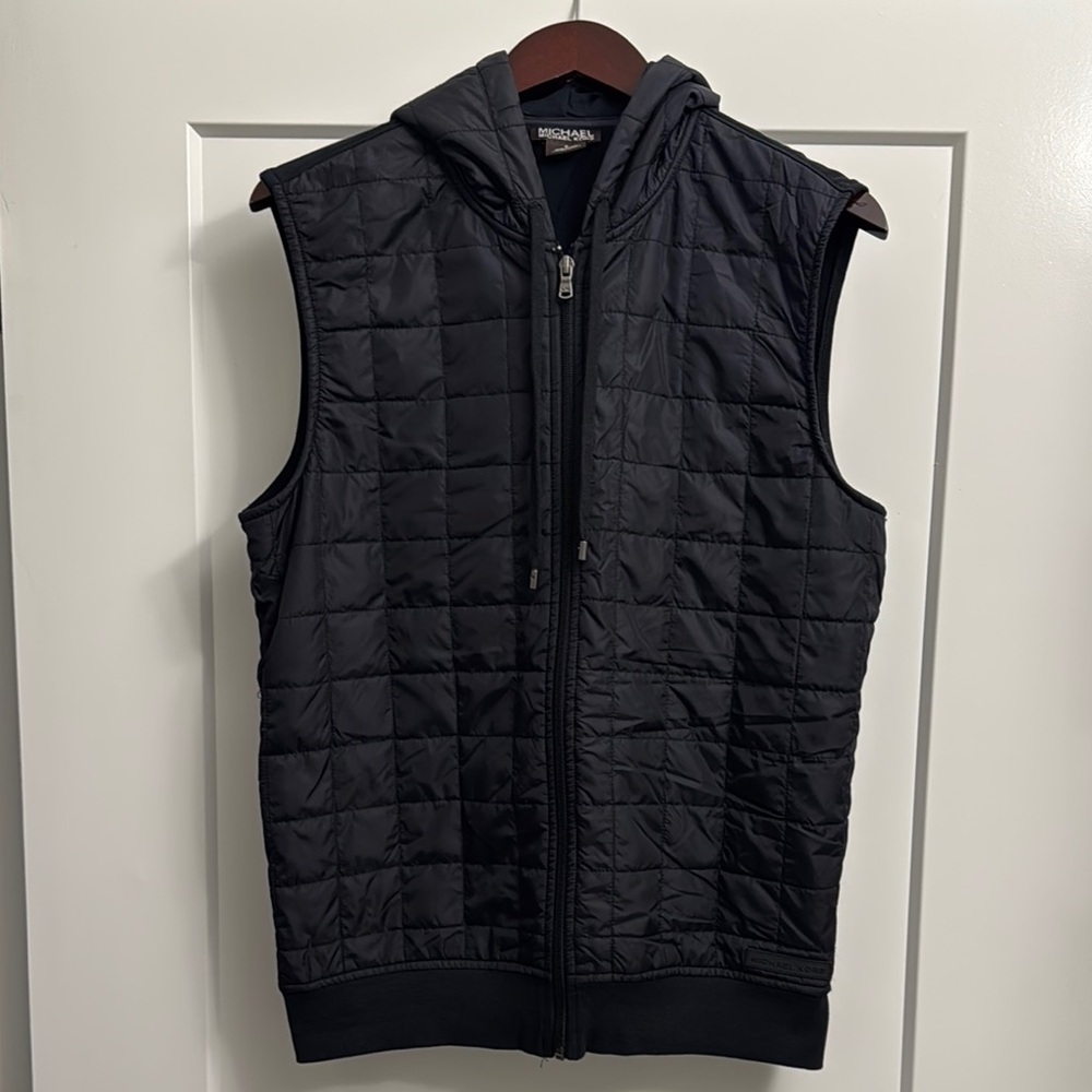 Black Quilted Vest